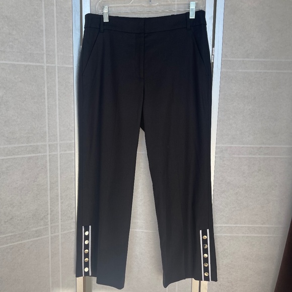 NWT Veronica Beard Black Martin Pants sz 8